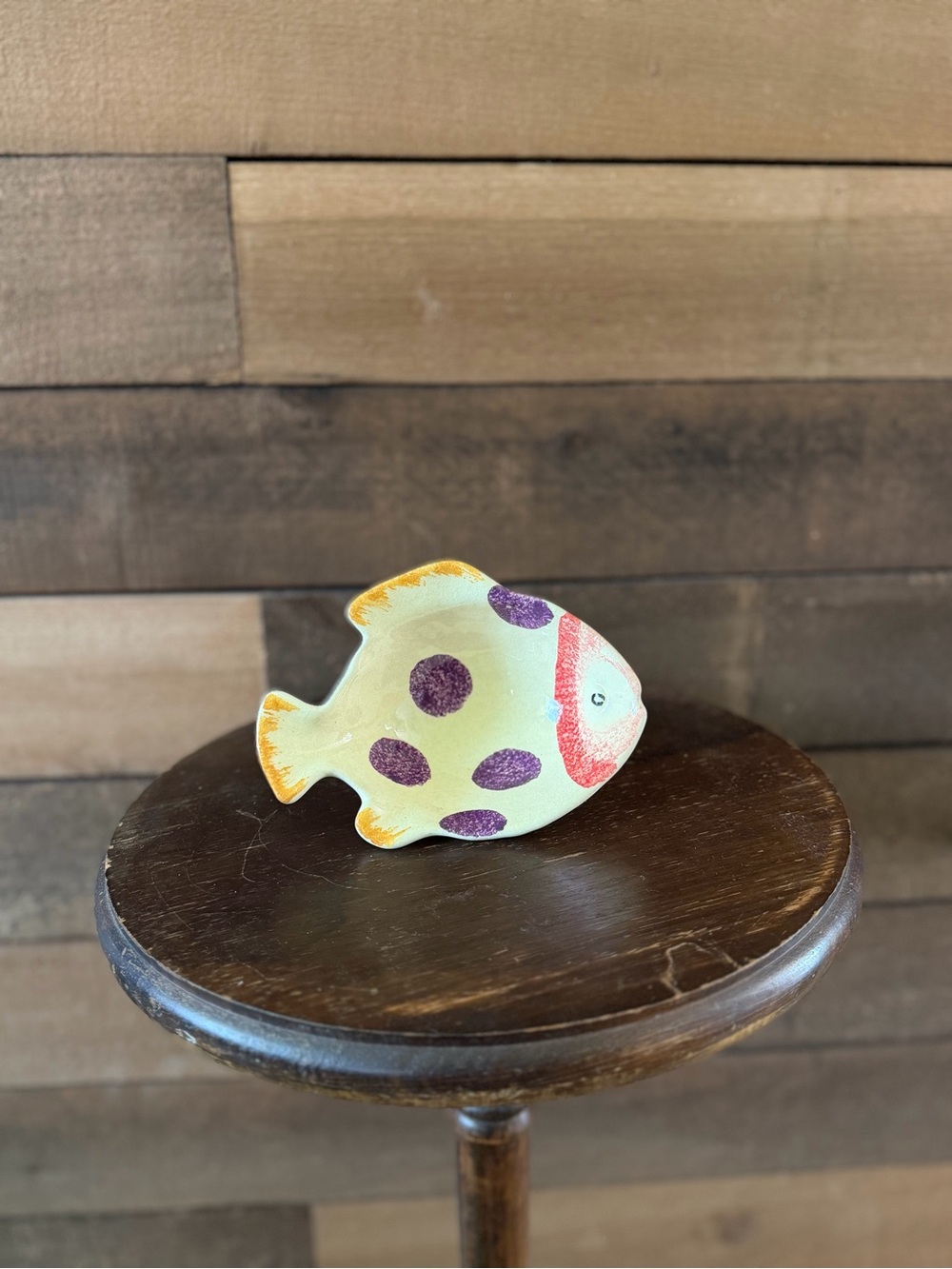 Vietri Italian Pottery Fish Trinket Dish Coastal Beach Decor Catchall Bowl - Picture 4 of 10